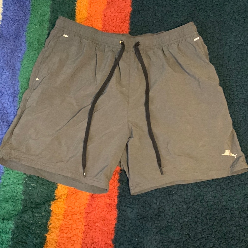 Men’s Tommy Bahama Swim Trunks (Grey)